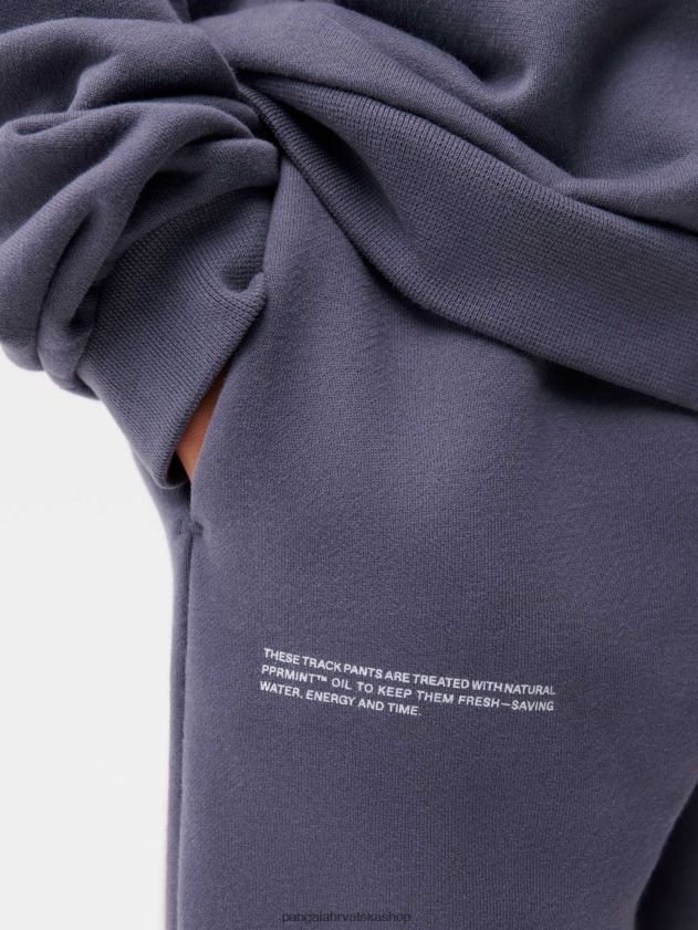 odjeća Pangaia 365 trenirke plavi škriljevac djeca 4VDHN0629