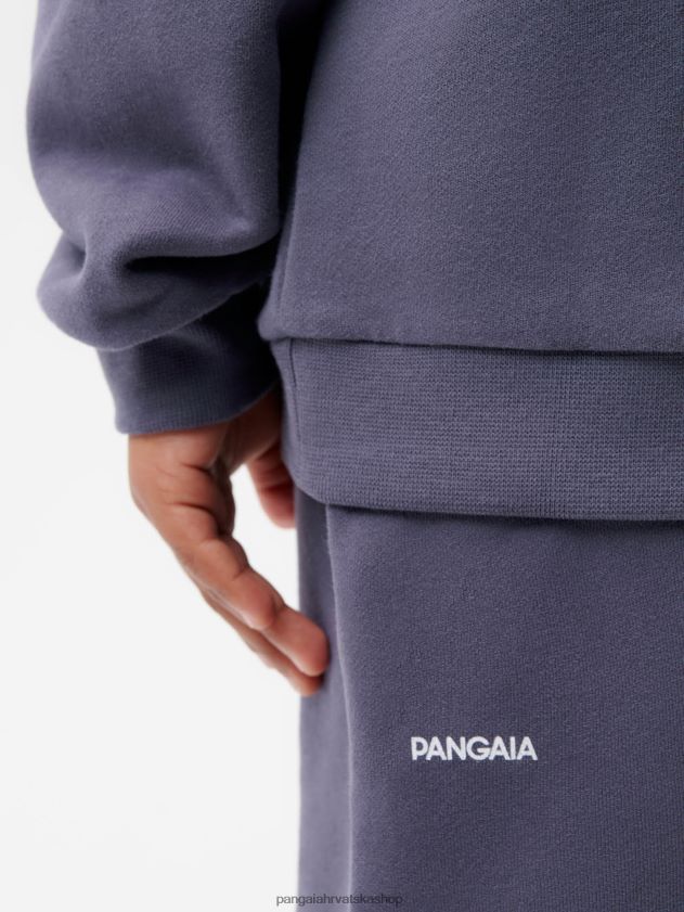 odjeća Pangaia 365 trenirke plavi škriljevac djeca 4VDHN0629