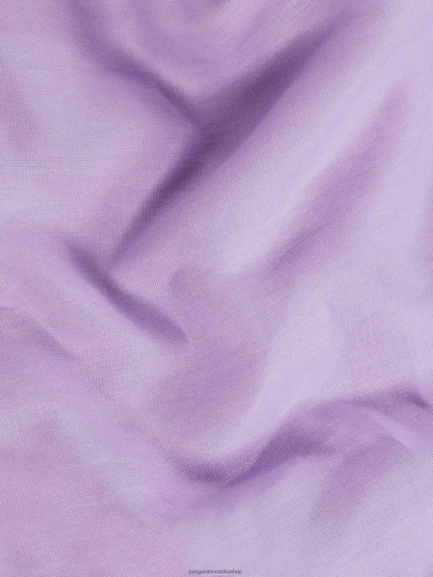 odjeća Pangaia aloe lanene kratke hlače orhideja ljubičasta djeca 4VDHN0614