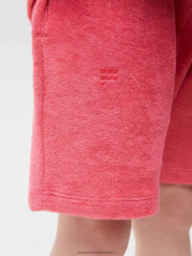 odjeća Pangaia kratke hlače za ručnike lotos ružičasta djeca 4VDHN0615