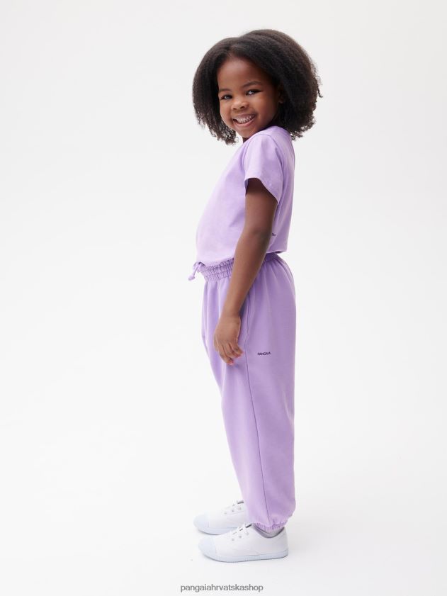 odjeća Pangaia wahp trenirke orhideja ljubičasta djeca 4VDHN0647
