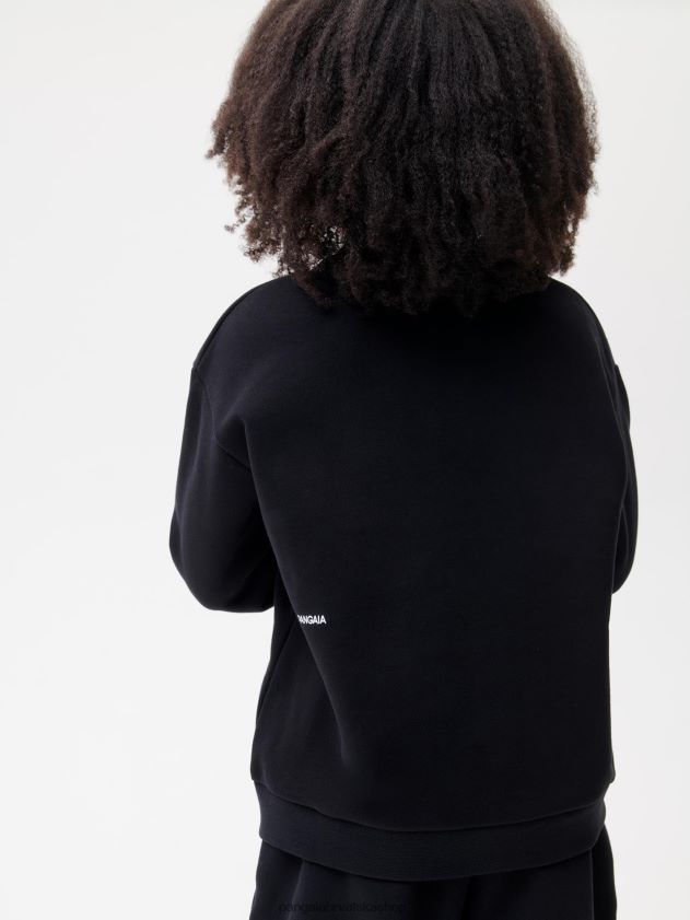 odjeća Pangaia wahp majica crno djeca 4VDHN0568