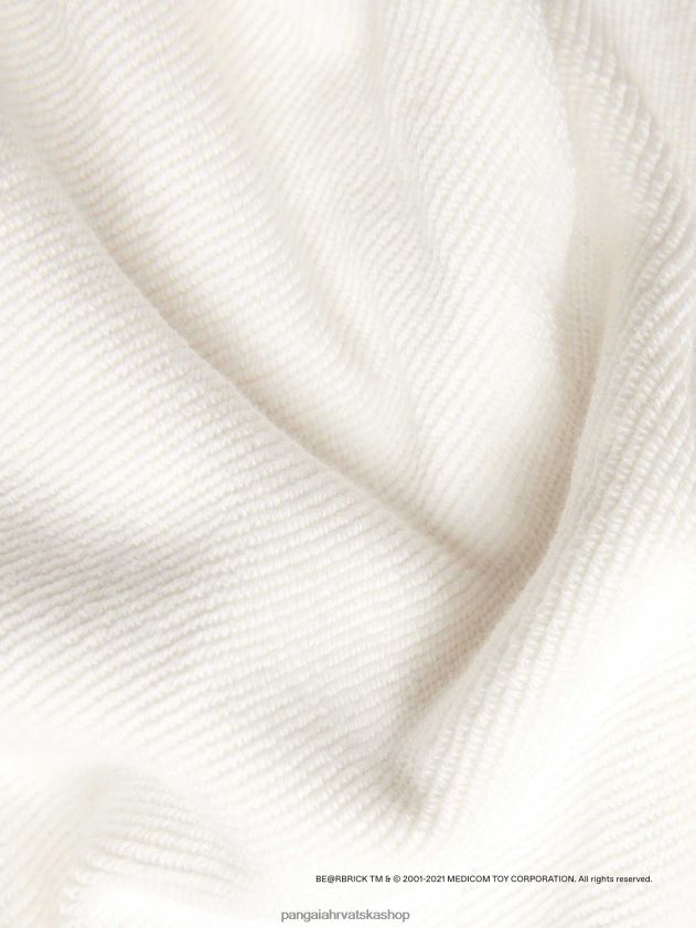 odjeća Pangaia x haroshi be@rbrick majica s kapuljačom prljavo bijela djeca 4VDHN0557