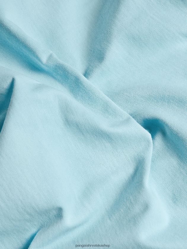 odjeća Pangaia 365 majica dugih rukava nebesko plavo djeca 4VDHN0604