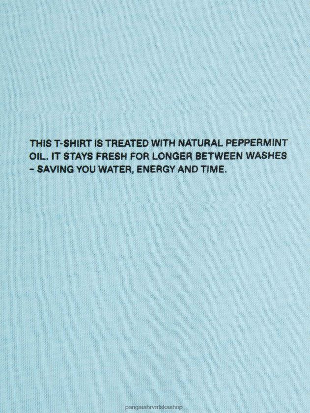 odjeća Pangaia 365 pprmint jezgra majice nebesko plavo djeca 4VDHN0580