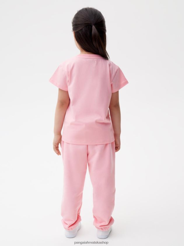 odjeća Pangaia 365 pprmint jezgra majice sakura ružičasta djeca 4VDHN0587