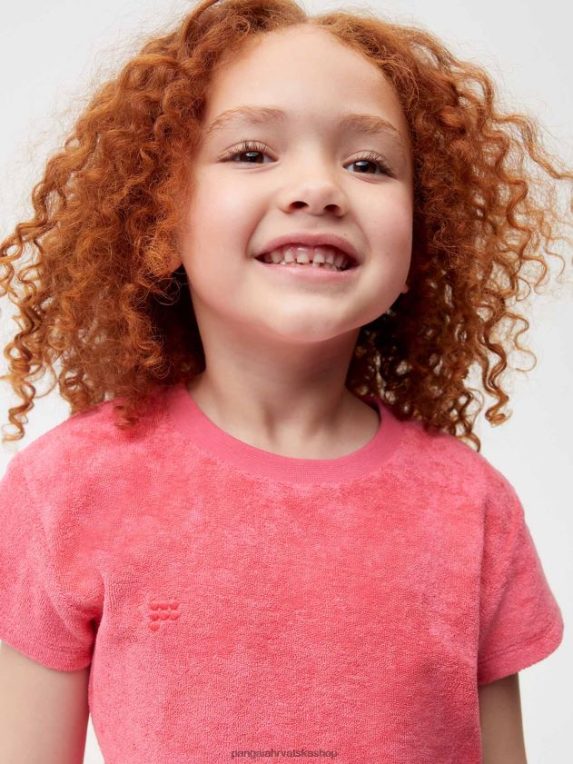 odjeća Pangaia majica za brisanje ručnika lotos ružičasta djeca 4VDHN0589