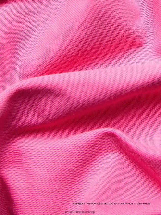 odjeća Pangaia x haroshi be@rbrick majica flamingo ružičasta djeca 4VDHN0582