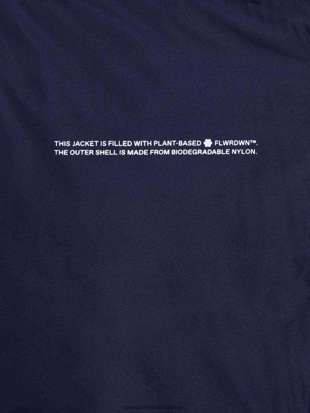 odjeća Pangaia flwrdwn lite puf jakna mornarsko plava muškarci 4VDHN0536