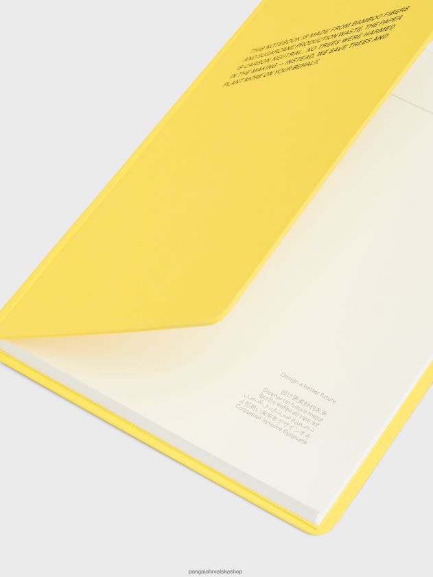 pribor Pangaia drvo besplatno bilježnica šafran žuta uniseks 4VDHN0695