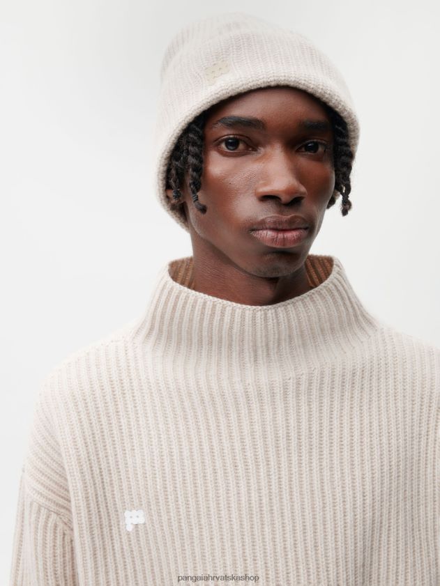 pribor Pangaia šešir od recikliranog kašmira zobena kaša uniseks 4VDHN0493