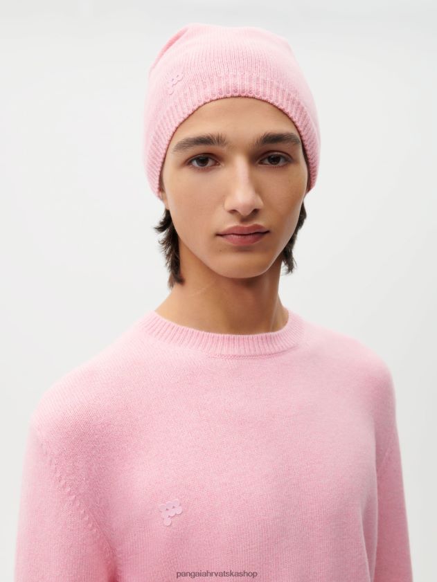 pribor Pangaia kapica od recikliranog kašmira sakura ružičasta uniseks 4VDHN0503