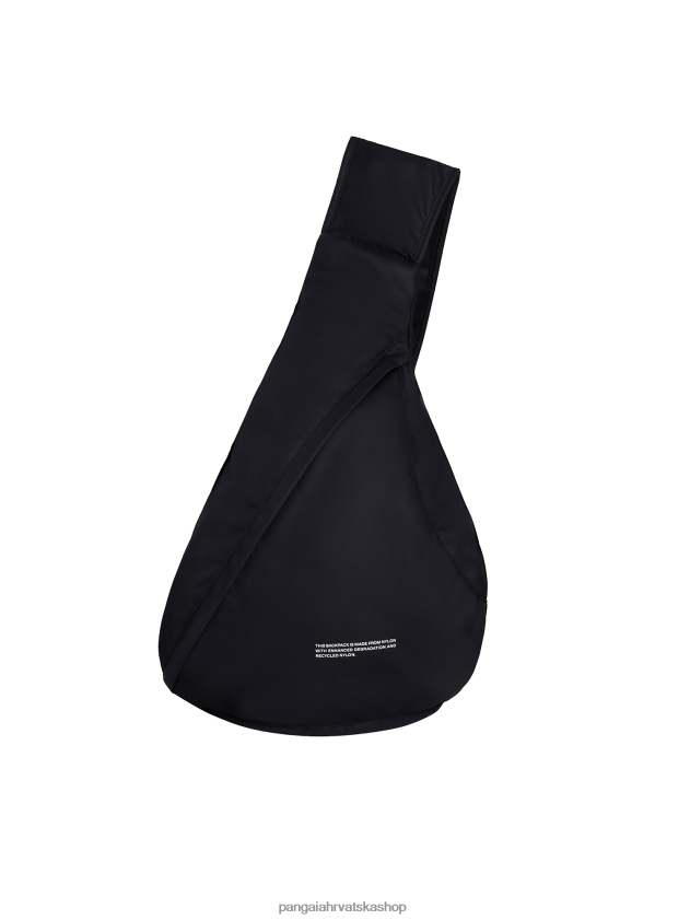 pribor Pangaia mala najlonska torba za nošenje preko tijela s poboljšanom razgradnjom crno uniseks 4VDHN0673