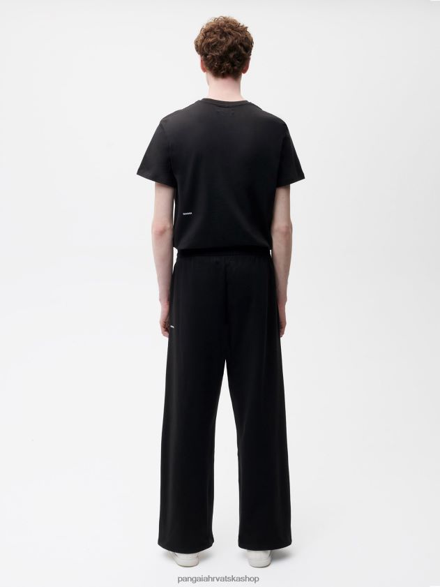 odjeća Pangaia 365 hlače s ravnim nogavicama crno žene 4VDHN0300