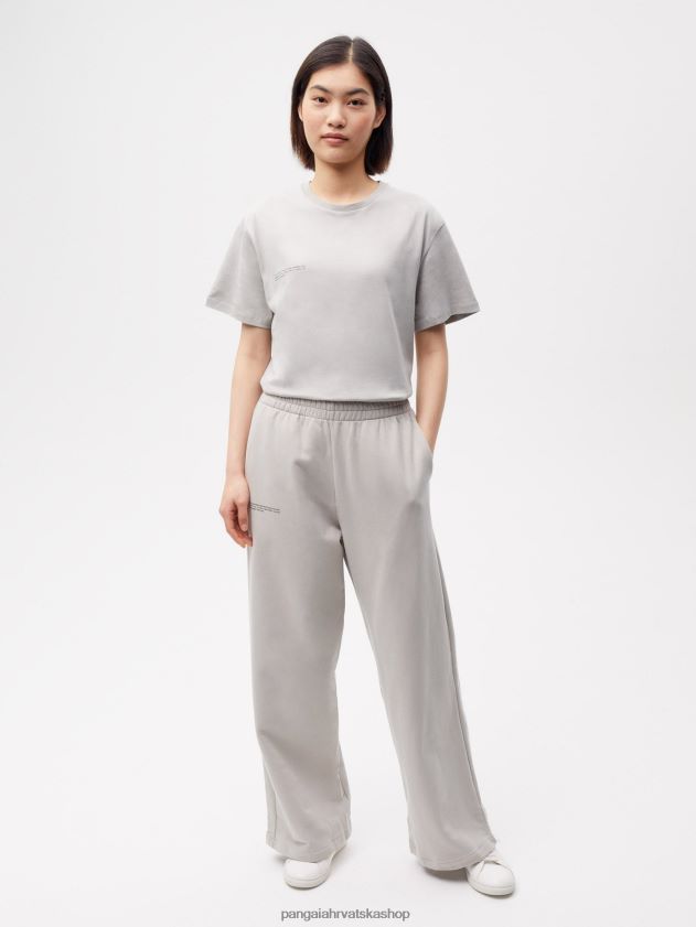odjeća Pangaia 365 hlače s ravnim nogavicama kamen žene 4VDHN0301