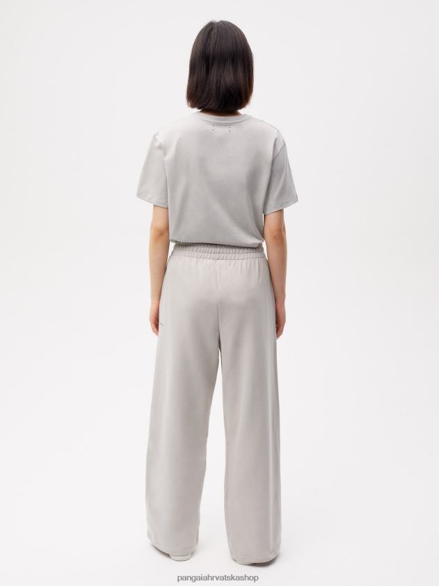 odjeća Pangaia 365 hlače s ravnim nogavicama kamen žene 4VDHN0301