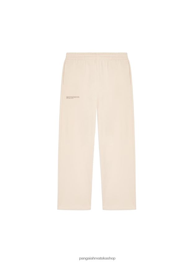 odjeća Pangaia 365 hlače s ravnim nogavicama pijesak žene 4VDHN0316