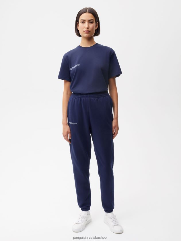 odjeća Pangaia 365 uske trenirke mornarsko plava žene 4VDHN0321