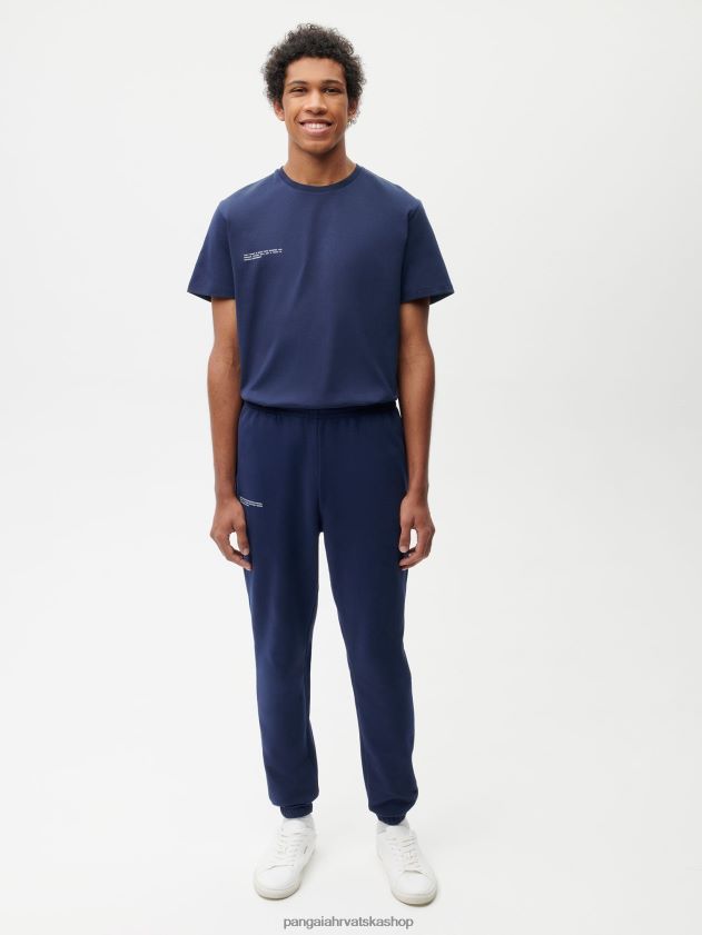 odjeća Pangaia 365 uske trenirke mornarsko plava žene 4VDHN0321