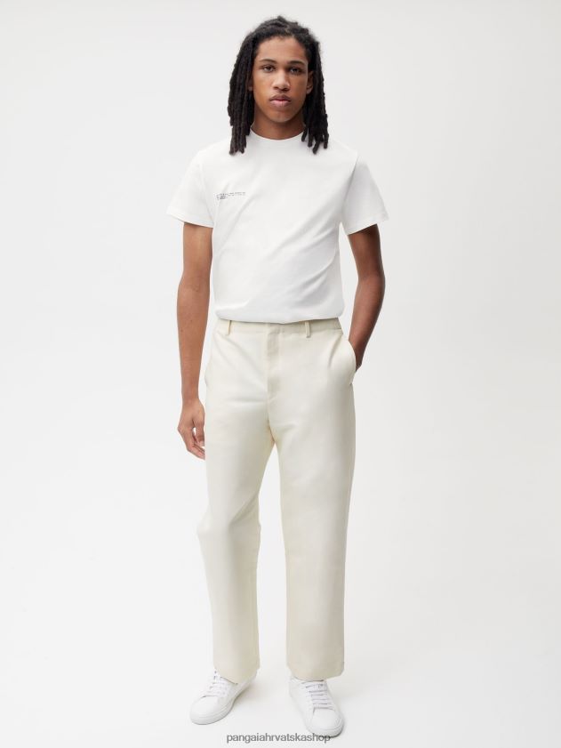 odjeća Pangaia hlače standardnog kroja od organskog pamuka cvijet bazge žene 4VDHN0389