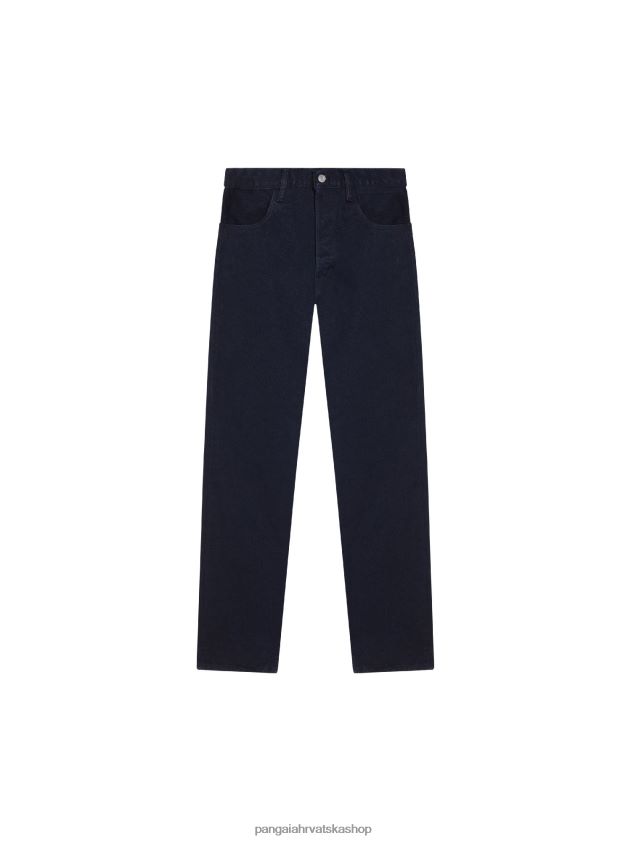 odjeća Pangaia nettle denim ravne traperice crno žene 4VDHN0384
