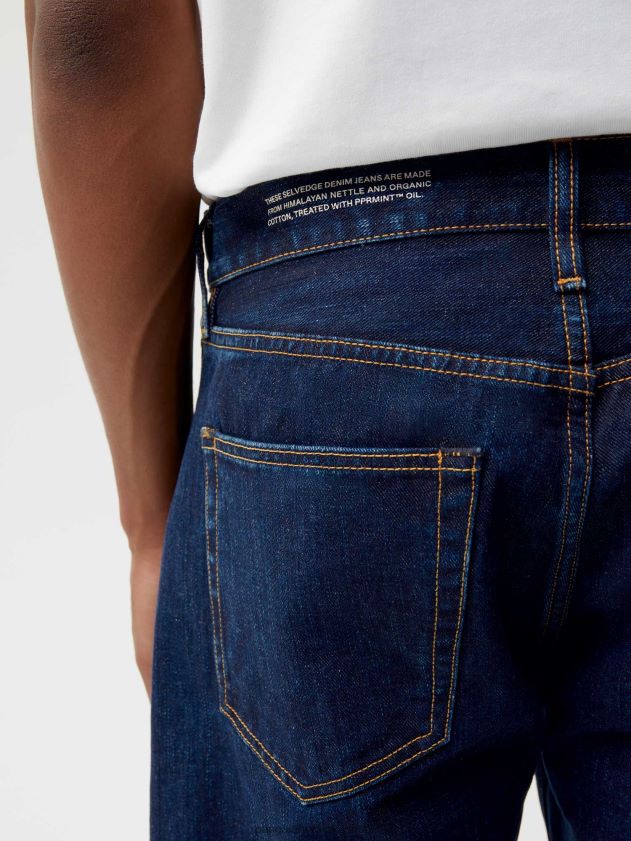 odjeća Pangaia nettle denim ravne traperice ispirati oprati žene 4VDHN0382