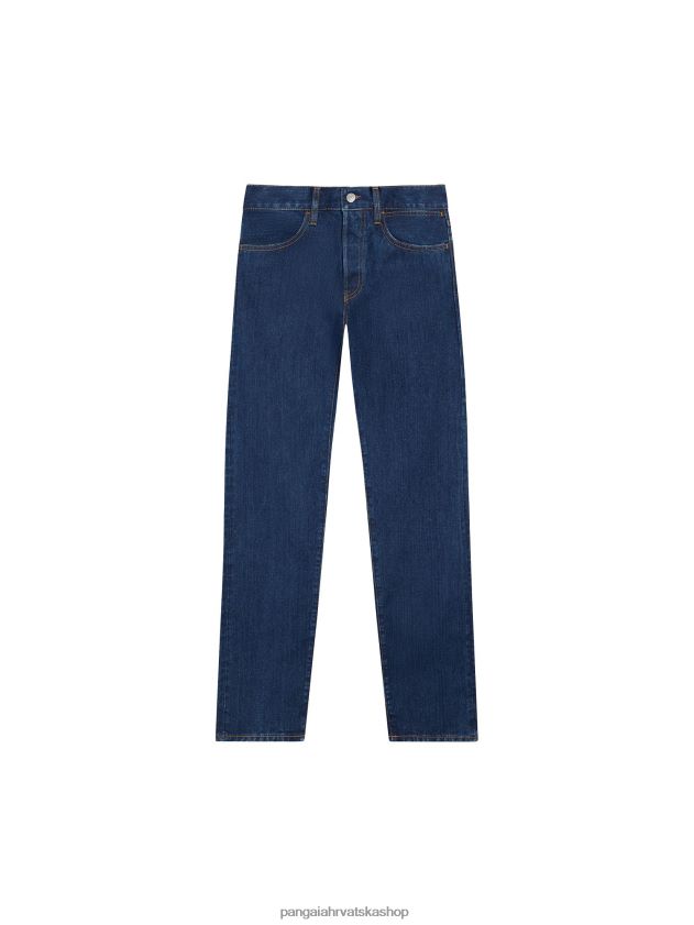 odjeća Pangaia nettle denim ravne traperice srednje pranje žene 4VDHN0381