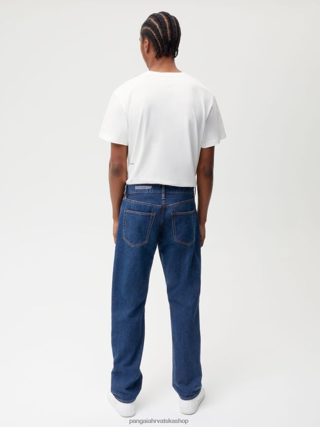 odjeća Pangaia nettle denim ravne traperice srednje pranje žene 4VDHN0381