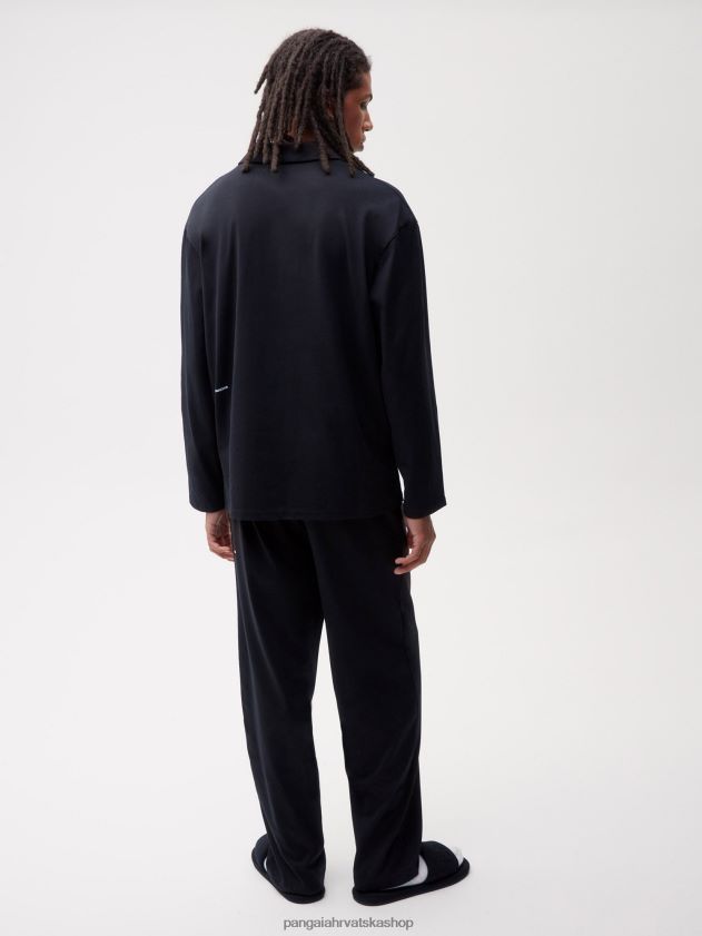 odjeća Pangaia pidžama trenirke od organskog pamuka s c-vlaknom crno žene 4VDHN0429