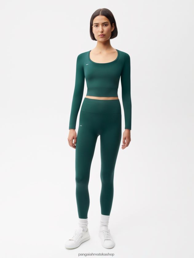 odjeća Pangaia pokretne tajice lišće zeleno žene 4VDHN0386