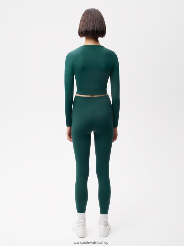 odjeća Pangaia pokretne tajice lišće zeleno žene 4VDHN0386