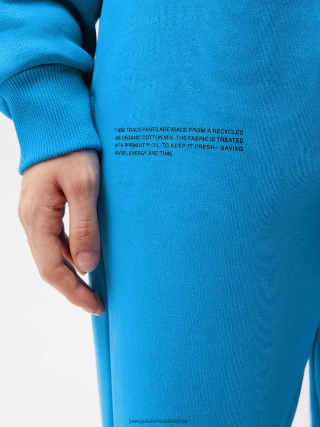 odjeća Pangaia prepoznatljive trenirke cerulean blue žene 4VDHN0339