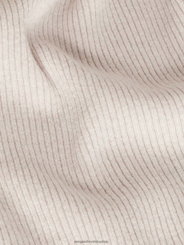 odjeća Pangaia rebraste trenirke od recikliranog kašmira zobena kaša žene 4VDHN0329