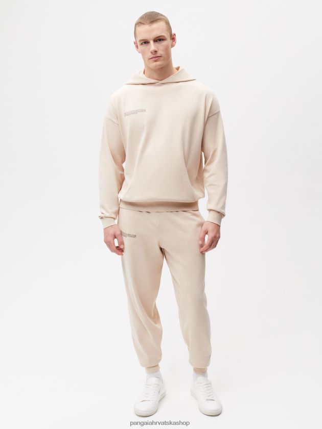 odjeća Pangaia sportske hlače od organskog pamuka pijesak žene 4VDHN0326