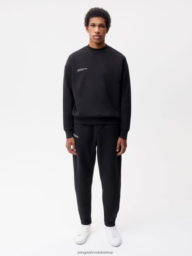 odjeća Pangaia sužene trenirke od recikliranog pamuka crno žene 4VDHN0345