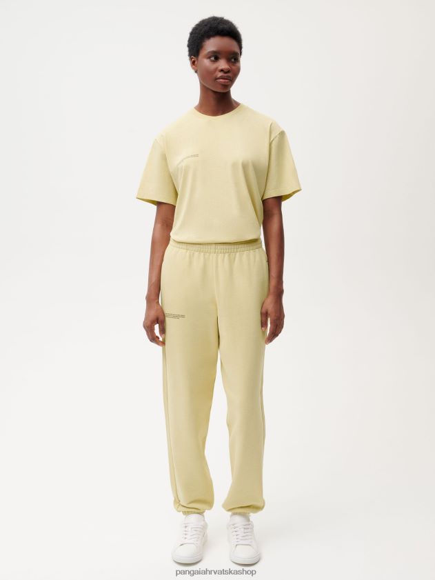 odjeća Pangaia trenirke boje za hranu matcha zelena žene 4VDHN0354