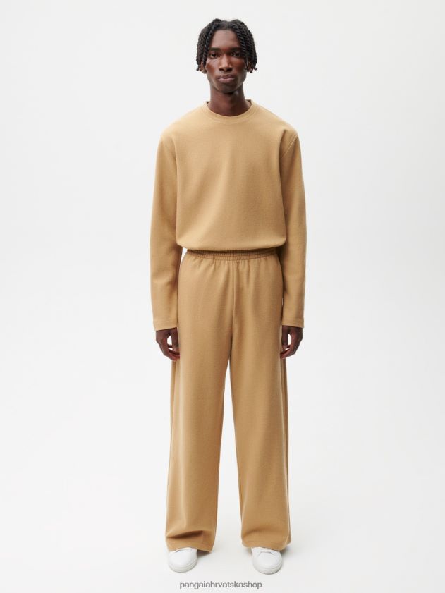 odjeća Pangaia trenirke širokih nogavica od reciklirane vune deva žene 4VDHN0362