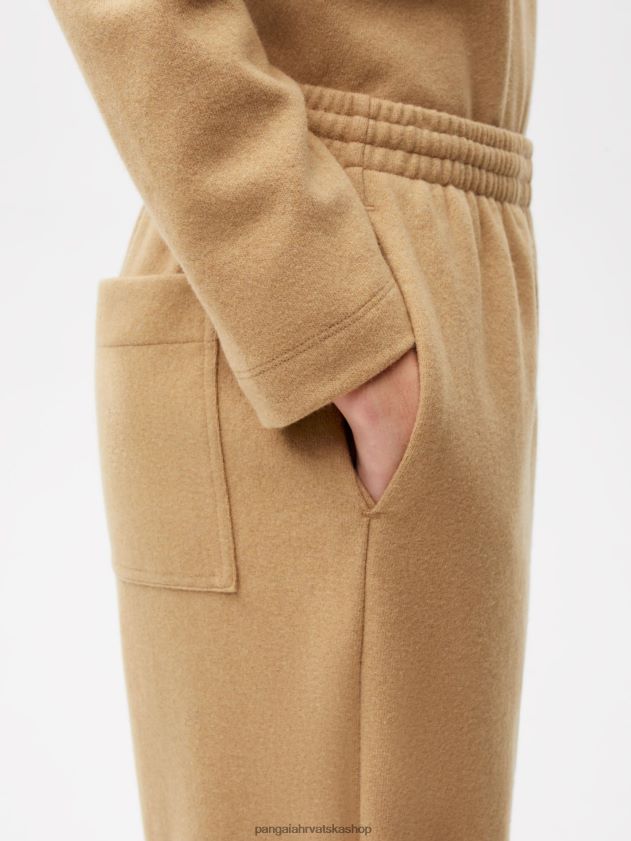 odjeća Pangaia trenirke širokih nogavica od reciklirane vune deva žene 4VDHN0362