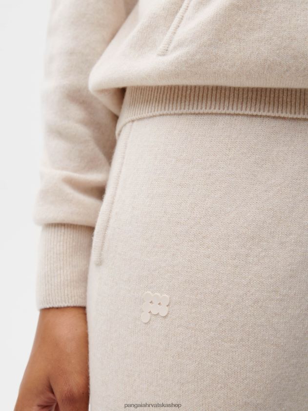 odjeća Pangaia trenirke od recikliranog kašmira zobena kaša žene 4VDHN0328