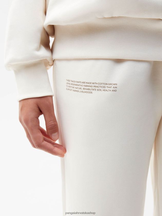 odjeća Pangaia u pretvorbenim pamučnim trenirkama pamuk bijeli žene 4VDHN0356