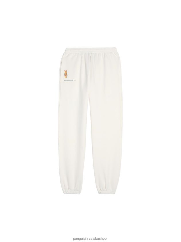 odjeća Pangaia x haroshi be@rbrick trenirke od recikliranog pamuka prljavo bijela žene 4VDHN0371