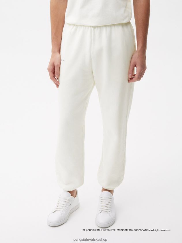odjeća Pangaia x haroshi be@rbrick trenirke od recikliranog pamuka prljavo bijela žene 4VDHN0371