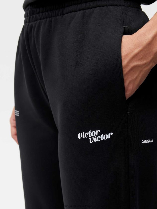 odjeća Pangaia x victor victor trenirke s potpisom crno žene 4VDHN0324