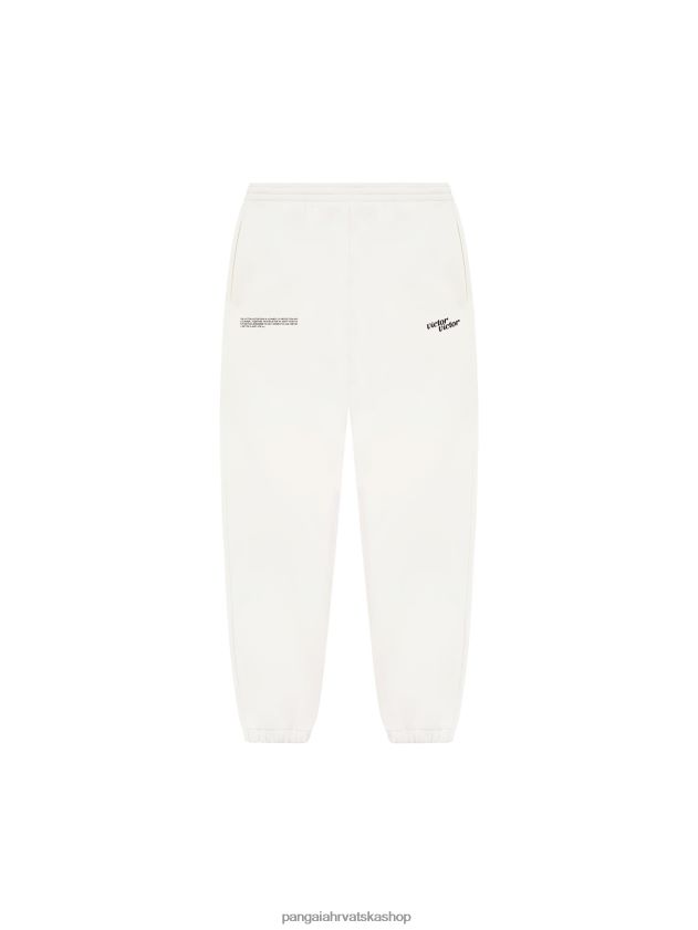 odjeća Pangaia x victor victor trenirke s potpisom prljavo bijela žene 4VDHN0367