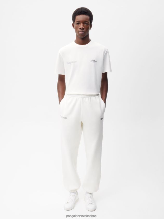 odjeća Pangaia x victor victor trenirke s potpisom prljavo bijela žene 4VDHN0367