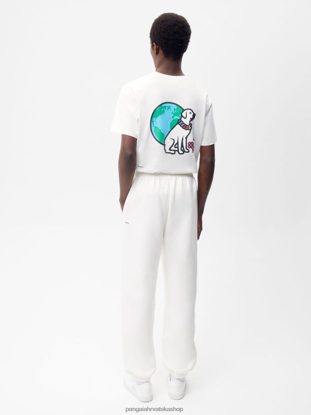 odjeća Pangaia x victor victor trenirke s potpisom prljavo bijela žene 4VDHN0367