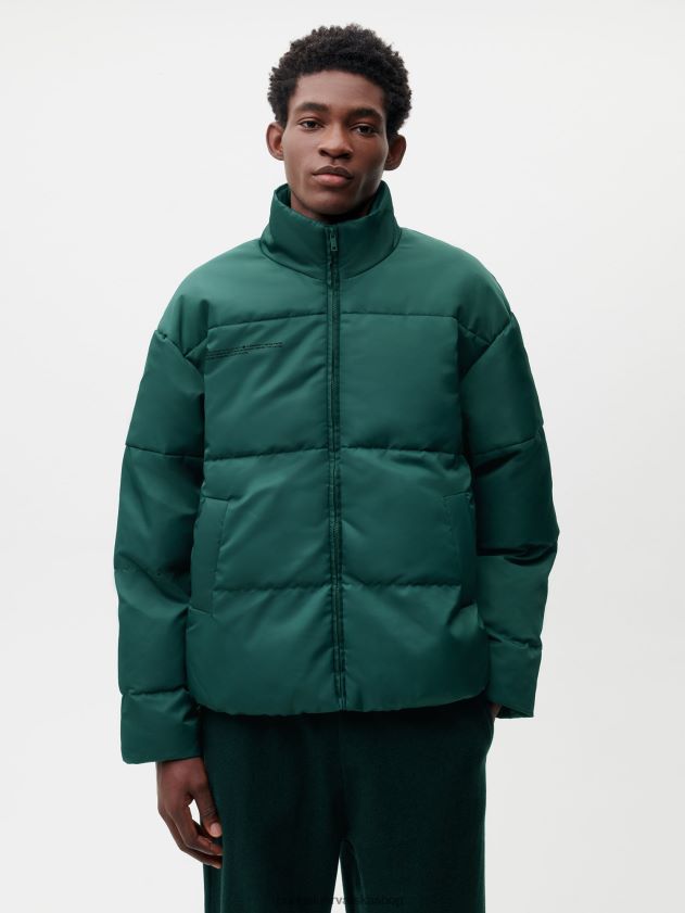 odjeća Pangaia flwrdwn bomber jakna lišće zeleno žene 4VDHN0465