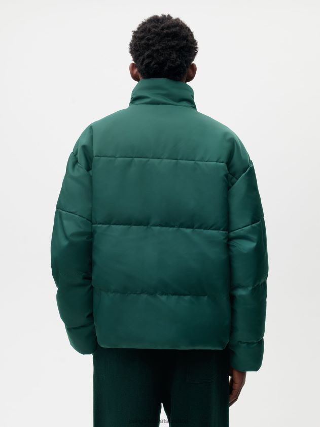 odjeća Pangaia flwrdwn bomber jakna lišće zeleno žene 4VDHN0465