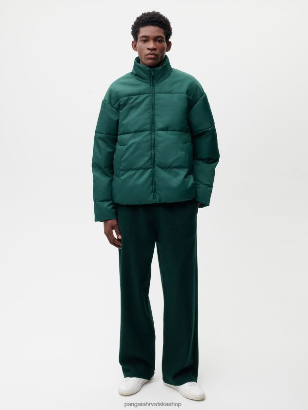 odjeća Pangaia flwrdwn bomber jakna lišće zeleno žene 4VDHN0465