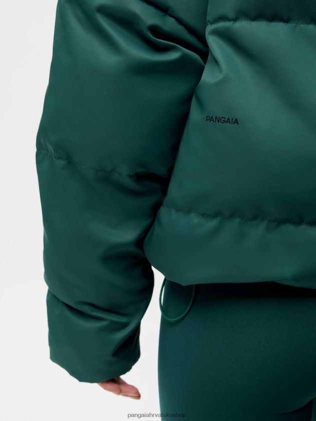 odjeća Pangaia flwrdwn bomber jakna lišće zeleno žene 4VDHN0465